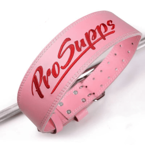 "Ceinture de musculation Power-Lift en rose pour performances optimales"