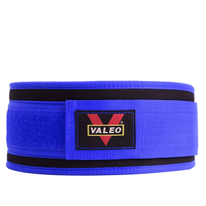 "Ceinture de musculation Azure Powerhouse avec design bleu dynamique"