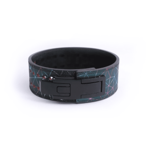 "Vue d'ensemble de la Ceinture force à Levier Ligne en modèle noir."