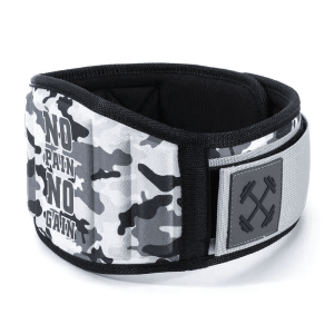 "Ceinture Lombaire Militaire en néoprène robuste, offrant un soutien optimal pour vos séances de musculation."