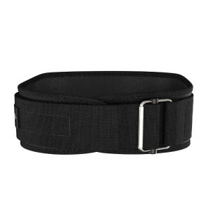 "Ceinture de musculation MuscleFlex noire pour un soutien lombaire optimal"
