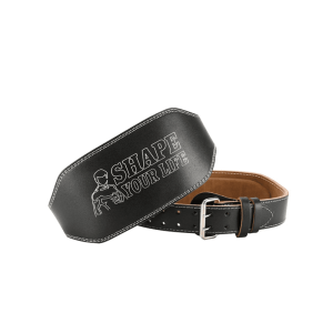 "Homme entraînant avec la Ceinture Musculation Shape Noire, soulignant l'efficacité et le confort."