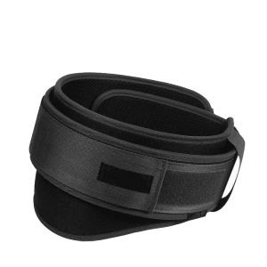 "Ceinture Muscu Nylon Noir pour un soutien lombaire optimisé"