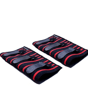 Alt Text : "Coudière de musculation ajustable et confortable pour un soutien optimal lors des séances d'entraînement."